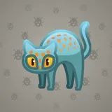 Scared Cat #17539