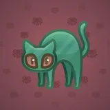 Scared Cat #17566