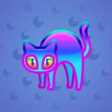 Scared Cat #1821 Scared Cat #1821