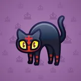 Scared Cat #1841 Scared Cat #1841