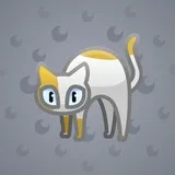 Scared Cat #1883 Scared Cat #1883