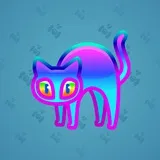 Scared Cat #1885 Scared Cat #1885