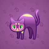 Scared Cat #1886 Scared Cat #1886