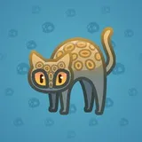 Scared Cat #1904 Scared Cat #1904