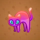 Scared Cat #1958 Scared Cat #1958