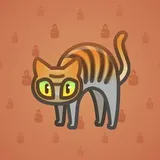 Scared Cat #1974 Scared Cat #1974