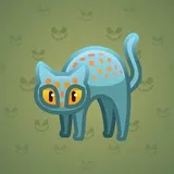 Scared Cat #2041 Scared Cat #2041
