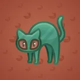 Scared Cat #2072