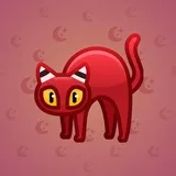 Scared Cat #2172 Scared Cat #2172