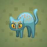 Scared Cat #2214 Scared Cat #2214