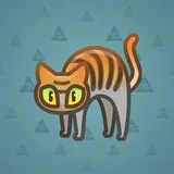 Scared Cat #2302 Scared Cat #2302