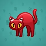 Scared Cat #2365 Scared Cat #2365