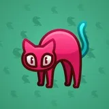 Scared Cat #2376 Scared Cat #2376
