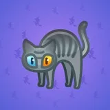 Scared Cat #2510 Scared Cat #2510