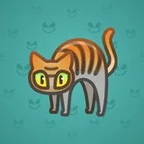 Scared Cat #2546 Scared Cat #2546
