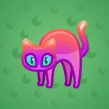 Scared Cat #2661 Scared Cat #2661
