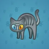 Scared Cat #2690 Scared Cat #2690