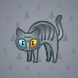Scared Cat #2946 Scared Cat #2946