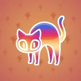 Scared Cat #3027 Scared Cat #3027