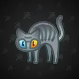 Scared Cat #3049 Scared Cat #3049