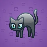 Scared Cat #3094 Scared Cat #3094