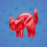 Scared Cat #3097 Scared Cat #3097