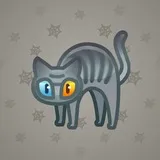 Scared Cat #3114 Scared Cat #3114