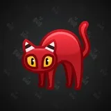 Scared Cat #3145 Scared Cat #3145