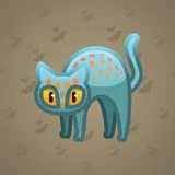 Scared Cat #3157 Scared Cat #3157