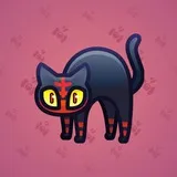 Scared Cat #3161 Scared Cat #3161