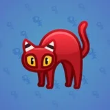 Scared Cat #3168 Scared Cat #3168