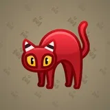 Scared Cat #3203