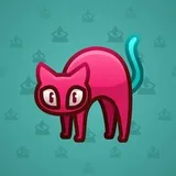 Scared Cat #3219 Scared Cat #3219