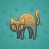 Scared Cat #3227 Scared Cat #3227