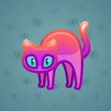 Scared Cat #3236 Scared Cat #3236