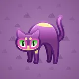 Scared Cat #3290 Scared Cat #3290