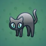 Scared Cat #3312 Scared Cat #3312