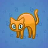 Scared Cat #3375 Scared Cat #3375