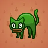 Scared Cat #3411 Scared Cat #3411