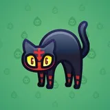 Scared Cat #3417 Scared Cat #3417