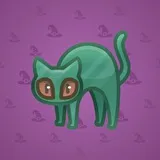 Scared Cat #3425 Scared Cat #3425