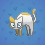 Scared Cat #3447 Scared Cat #3447