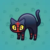 Scared Cat #3449 Scared Cat #3449