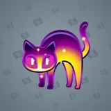 Scared Cat #3455 Scared Cat #3455