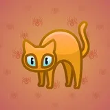 Scared Cat #3524 Scared Cat #3524