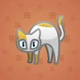 Scared Cat #3533 Scared Cat #3533