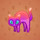 Scared Cat #3583 Scared Cat #3583