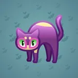 Scared Cat #3632 Scared Cat #3632