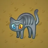 Scared Cat #3633 Scared Cat #3633