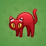 Scared Cat #3681 Scared Cat #3681